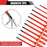 13Pcs Phillips Flathead Insulated Screwdriver Set High Voltage Electrician Tool Kit with Storage Case - 6