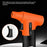 Handheld Turbo Fan Portable High-Speed Blower / Vacuum Cleaner Multi-Function for Car  /  Home  /  Outdoor - Grey - 3