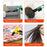 Handheld Turbo Fan Portable High-Speed Blower / Vacuum Cleaner Multi-Function for Car  /  Home  /  Outdoor - Grey - 6