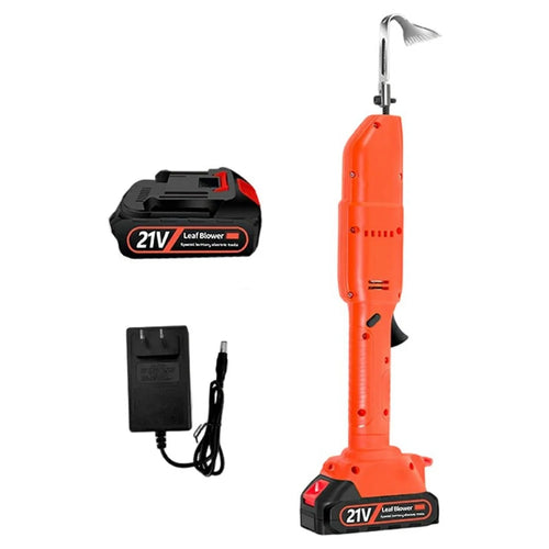 W02 235RPM Lithium-Electric Tiller Handheld Hoe Cordless Weeder for Home Garden Bonsai Soil Loosening with 2 Batteries - 1