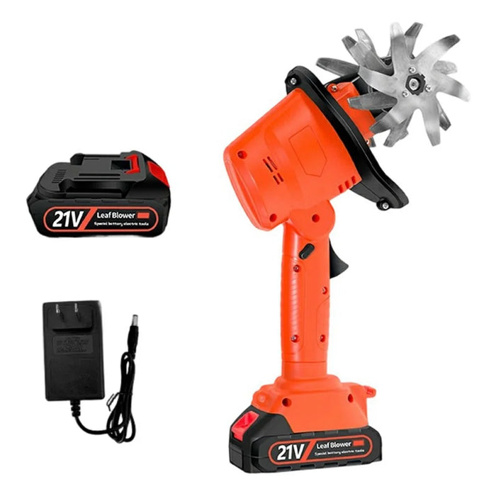 W01 235RPM Cordless Mini Cultivator 10cm Tilling Depth  /  Width Lithium-Electric Tiller Handheld Hoe for Gardening with 2 Batteries - 1