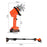 W01 235RPM Cordless Cultivator Lithium-Electric Tiller with 2 Extension Poles Handheld Electric Hoe for Home Gardening, with 2 Batteries - 7
