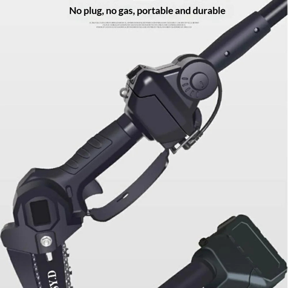 F.EASY.D High Branch Handheld Mini Electric Chainsaw Cordless Lithium-Ion Saw One-Handed with Removable Telescopic Pole for Orchard High Branch Pruning - 3