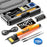 Soldering Iron Kit with 3 Interchangeable Tips Portable Wireless USB Rechargeable Digital Display Soldering Iron - Orange - 1