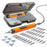 47 in 1 Electric Screwdriver Set Digital Display USB Rechargeable PC Phone Repair Tool Kit - Orange - 2