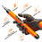 47 in 1 Electric Screwdriver Set Digital Display USB Rechargeable PC Phone Repair Tool Kit - Orange - 6