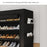 6-Tier Shoe Rack Non-Woven Fabric Dustproof Storage Cabinet with Roll Up Zipper Door Side Pocket, 80x30x96cm - Black - 2