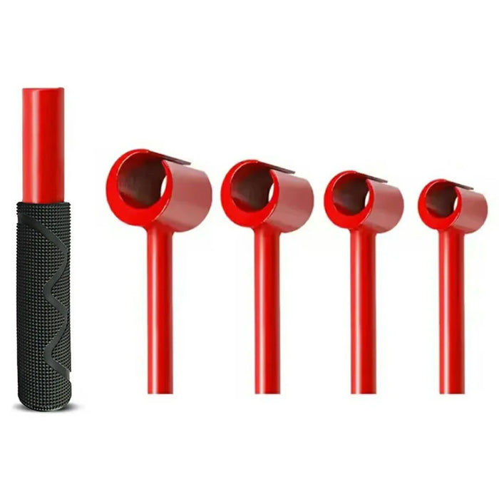 4 in 1 Door Hinge Gap Adjustment Tool 14-25mm Socket Wrench Set for Home Door Repair - 1