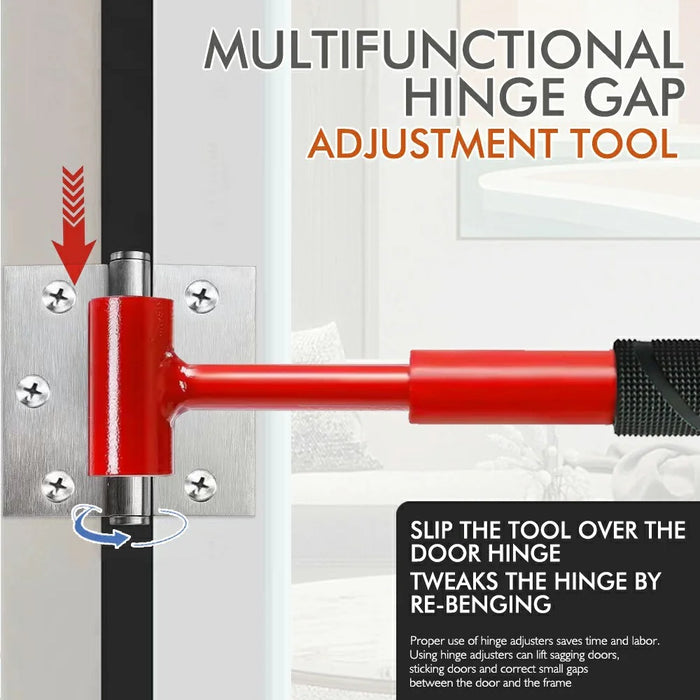 4 in 1 Door Hinge Gap Adjustment Tool 14-25mm Socket Wrench Set for Home Door Repair - 3