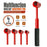 4 in 1 Door Hinge Gap Adjustment Tool with Storage Bag 14-25mm Socket Wrench Set for Home Door Repair - 2