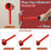 4 in 1 Door Hinge Gap Adjustment Tool with Storage Bag 14-25mm Socket Wrench Set for Home Door Repair - 4