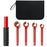 4 in 1 Door Hinge Gap Adjustment Tool with Canvas Bag , 14-25mm Hinge Alignment Wrench with Threaded Handle - Red - 1