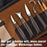 24Pcs Wood Carving Kit Whittling Tool Set with PU Leather Roll-up Bag for Beginners - 4
