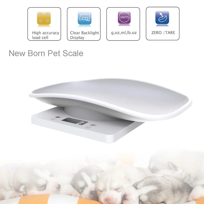 K13 10kg Kitchen Baking Scales New Born Pet Scale LED Electronic Scales with Tray - 3