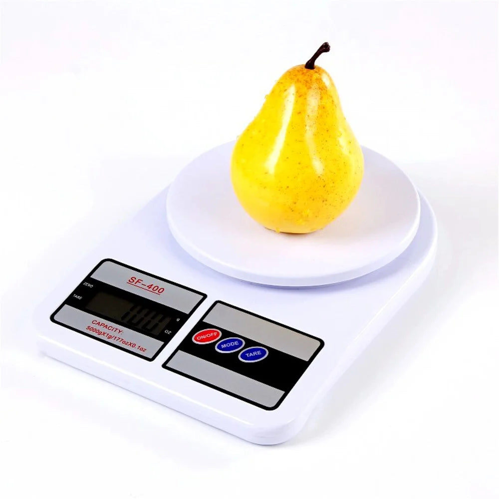 SF400 5kg/1g Portable Digital Scale Electronic Scales Balance Food Measuring Weight - 3