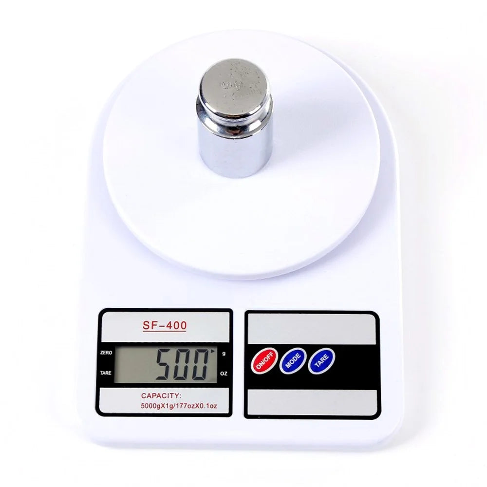 SF400 5kg/1g Portable Digital Scale Electronic Scales Balance Food Measuring Weight - 5