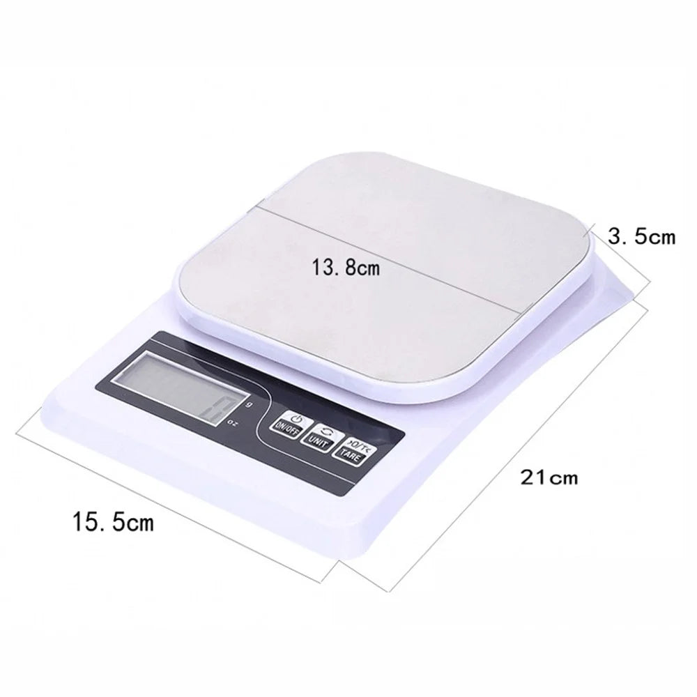5kg/1g Stainless Steel High Precision Electronic Scale Digital Kitchen Scale for Cooking Baking Weighing Scale - 6