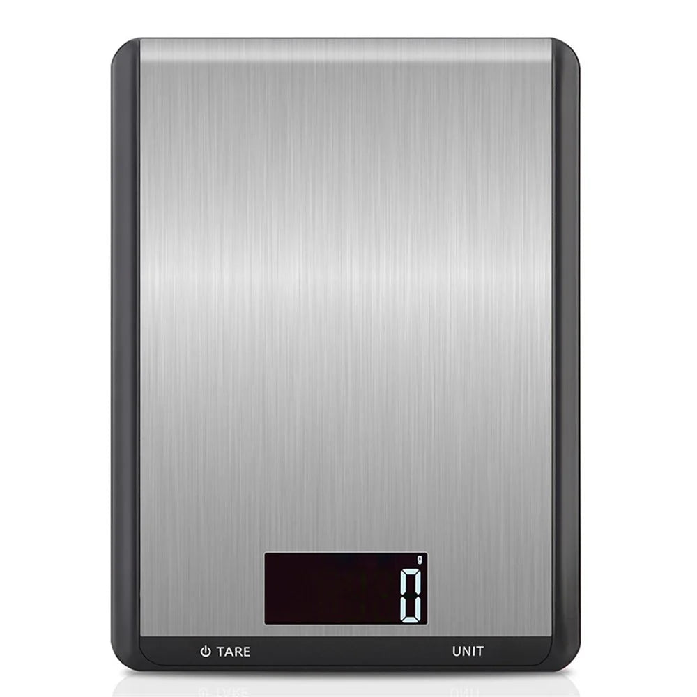 5kg/1g LCD Digital Kitchen Food Scale Electronic Balance Stainless Steel Measuring Weight Tool - 7