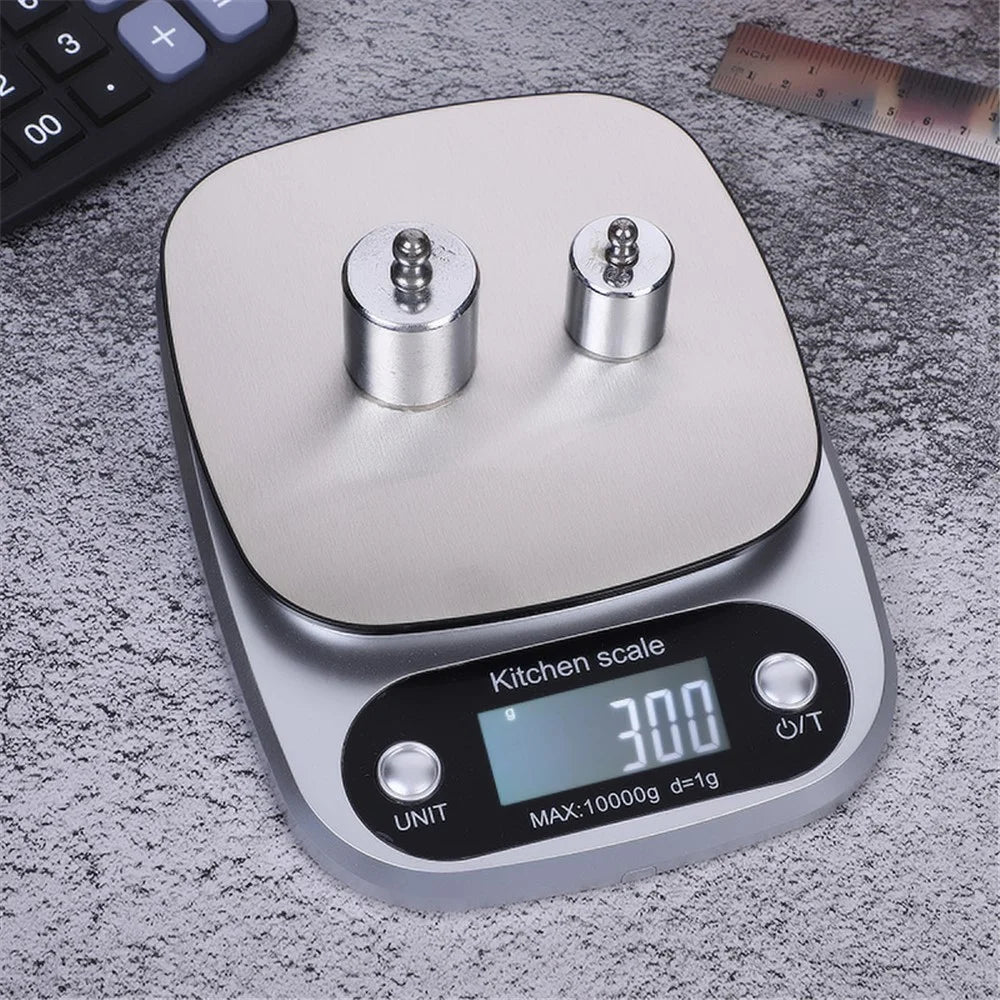 CH-305 Mini Digital Jewelry Scale 10kg/1g Electronic Balance Food Kitchen Scale Pocket Weight - 3