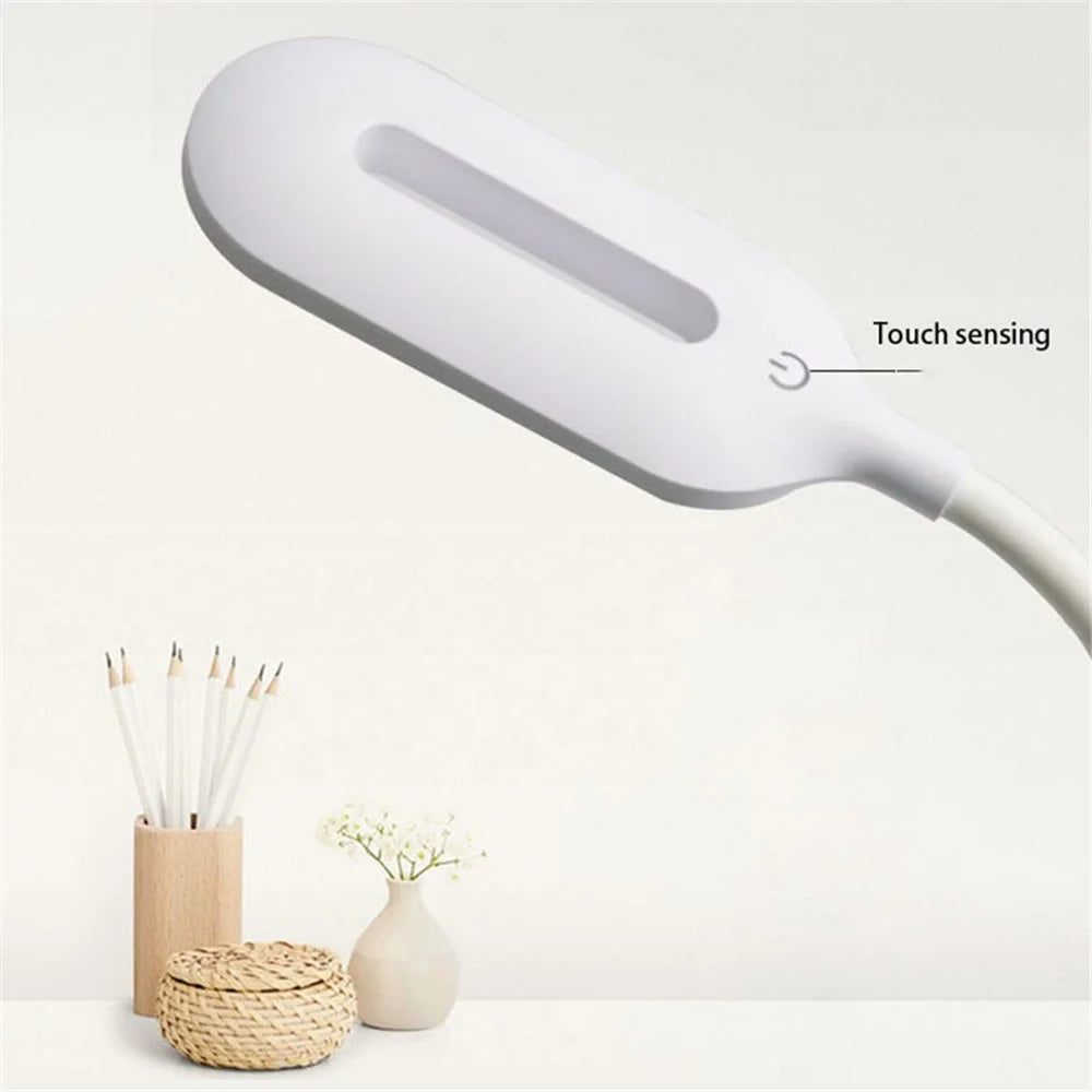 WTC-K32 10W Wireless Charging LED Desk Lamp Smart Eye Protection USB Folding Table Light - White - 4
