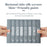 KING'SDUN KS-840116 126Pcs Precision Repair Tool Kit Portable Mini Screwdriver Set with 120-Bits  /  Cylinder Storage Box - 4