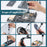 KING'SDUN KS-840116 126Pcs Precision Repair Tool Kit Portable Mini Screwdriver Set with 120-Bits  /  Cylinder Storage Box - 5