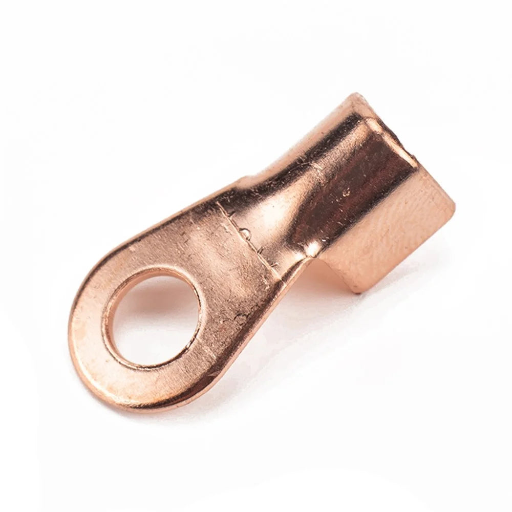 A2964 140Pcs 5A / 10A / 20A / 30A / 40A / 50A / 60A / 80A / 100A Open Barrel Terminals Set Wire Crimp Cable Lugs Copper Terminal Connectors with Storage Box - 5