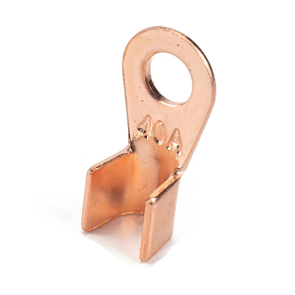 A2964 140Pcs 5A / 10A / 20A / 30A / 40A / 50A / 60A / 80A / 100A Open Barrel Terminals Set Wire Crimp Cable Lugs Copper Terminal Connectors with Storage Box - 6