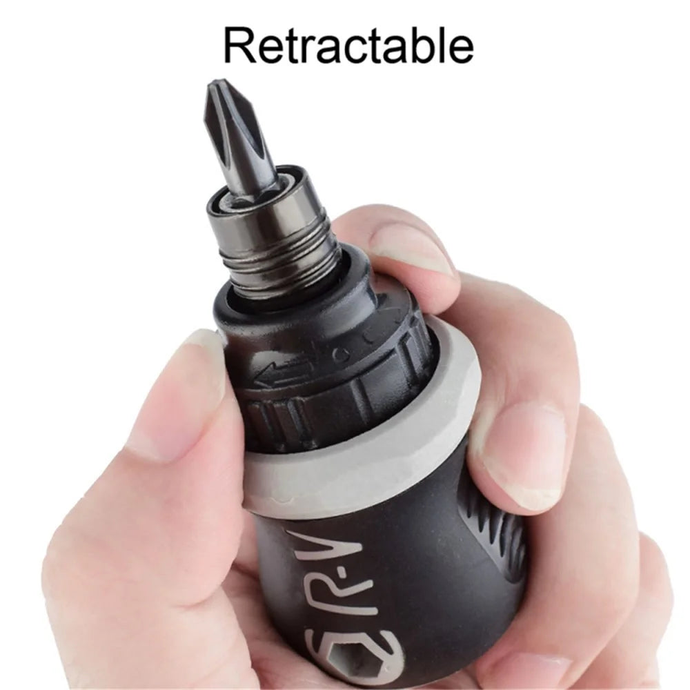 34-in-1 Screwdriver Set Carbon Steel Telescopic Magnetic Dual Purpose Slotted Phillips Screwdriver Kit - 5
