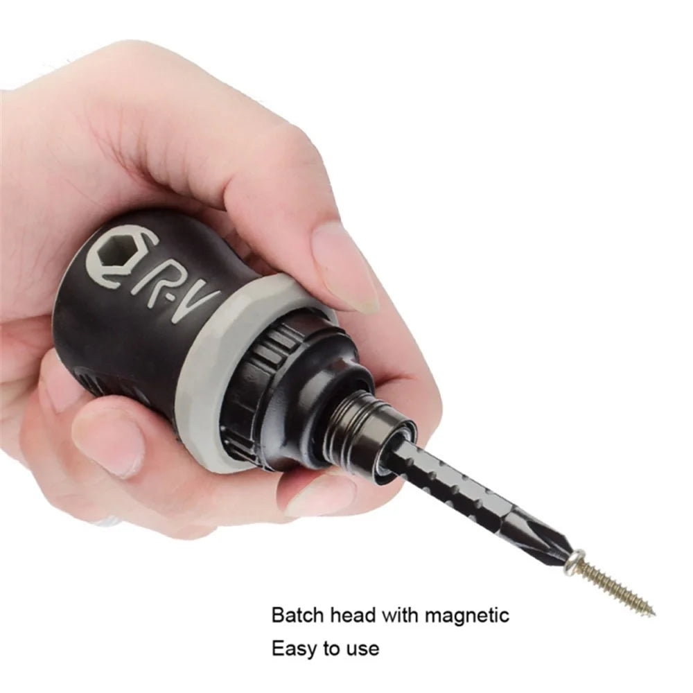 34-in-1 Screwdriver Set Carbon Steel Telescopic Magnetic Dual Purpose Slotted Phillips Screwdriver Kit - 6