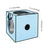 FUNADD FA2001 600D Nylon Pet Drying Box Dog Cat Hair Blowing Dry Box with Clear PVC Window - Blue - 7