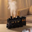 Train Shape Ultrasonic Air Humidifier Essential Oil Aroma Mist Diffuser with LED Light, Buttons Control - Black / EU Plug - 5