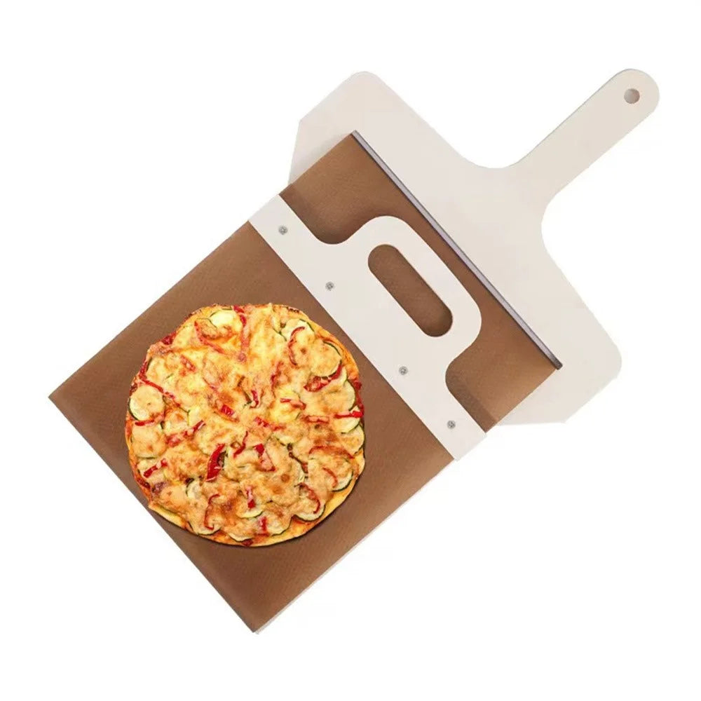 Sliding Pizza Peel Shovel Wooden Non-Stick Pizza Slide Spatula Baking Tool (BPA-Free, No FDA Certificate) - 2