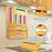 9 in 1 Kitchen Plastic Wrap Cutting Box Food Storage Bags Bamboo Dispenser Box - 2