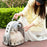 Oxford Cloth Cat Carrier Backpack Transparent Pet Backpack with 9 Vent Holes Breathable Double Shoulder Bag - Royal Blue - 3