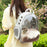 Oxford Cloth Cat Carrier Backpack Transparent Pet Backpack with 9 Vent Holes Breathable Double Shoulder Bag - Royal Blue - 4