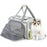 Breathable Mesh Portable Cat Backpack Expandable Large Space Pet Airline Soft Carrier with Top Opening - 1