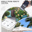 WD-01ADE WiFi Smart Dual Pump Automatic Plant Watering System Remote Control 15-Pot Irrigation Device - White - 6