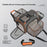 Portable Foldable Pet Carrier Handbag Expandable Breathable Cat Dog Travel Bag with Shoulder Strap - Orange Gray - 5