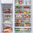 YM-6395 20PCS Large Fridge Drawer Organizer Refrigerator Organizer Bins PET Fridge Organizer Fridge Shelf Holder Food Storage Container Box (No FDA Certificate, BPA Free) - 2
