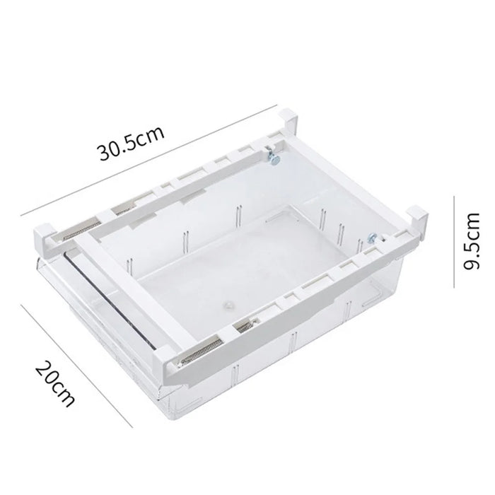 YM-6395 20PCS Large Fridge Drawer Organizer Refrigerator Organizer Bins PET Fridge Organizer Fridge Shelf Holder Food Storage Container Box (No FDA Certificate, BPA Free) - 6