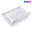 YM-6396 20PCS 4 Grids Refrigerator Pull Out Bins Fridge Organizer Box Storage Container Set for Meats Fruits Eggs (No FDA Certificate, BPA Free) - 1