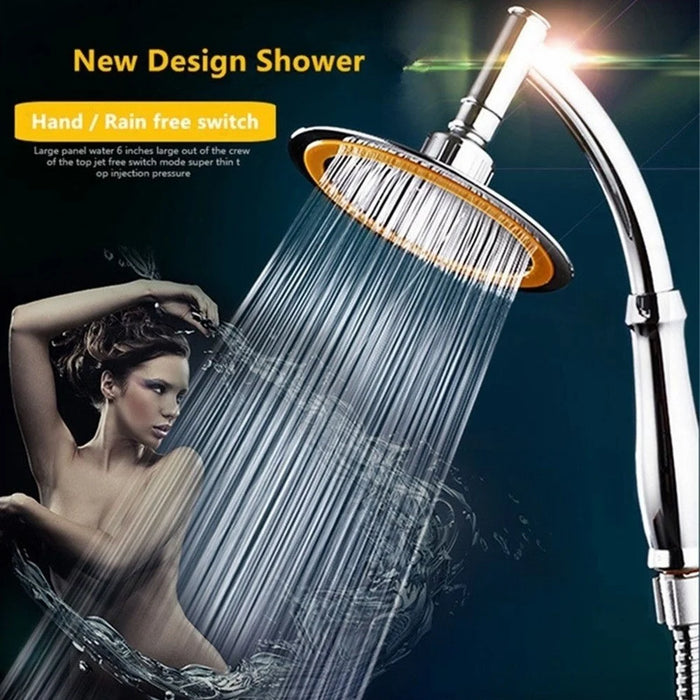 4'' High Pressure Spray Handheld Shower Head Easy to Install for Ultimate Shower Experience - 3