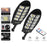 Outdoor Solar Power LED Light 3 Lighting Modes Motion Sensor Garden Yard Wall Mounted Lamp with Remote Control - Type-A - 2