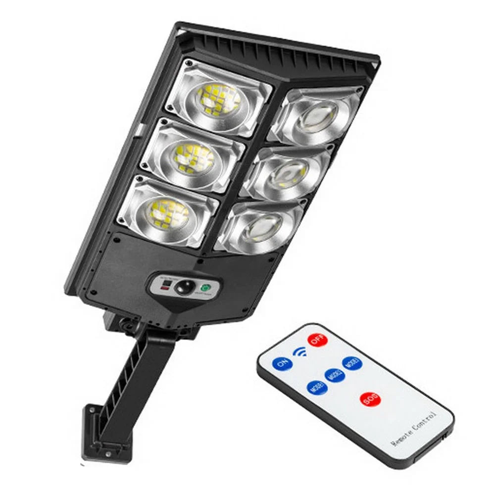 Solar Power LED Light Super Bright Waterproof Outdoor Garden Yard Wall Lamp Motion Sensor Light with Remote Control - Type A - 1