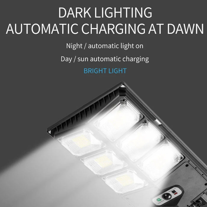 Solar Power LED Light Super Bright Waterproof Outdoor Garden Yard Wall Lamp Motion Sensor Light with Remote Control - Type A - 5