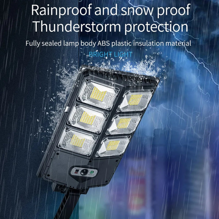 Solar Power LED Light Super Bright Waterproof Outdoor Garden Yard Wall Lamp Motion Sensor Light with Remote Control - Type A - 7