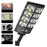 W789AB-4 Waterproof LED Solar Motion Sensor Lights Outdoor Street Lights with Remote Control 3 Lighting Modes Security Light for Front Door Yard Garage - Style A - 1