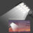 W789AB-4 Waterproof LED Solar Motion Sensor Lights Outdoor Street Lights with Remote Control 3 Lighting Modes Security Light for Front Door Yard Garage - Style A - 6