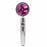 High-Pressure Shower Head Handheld Turbo Fan 360-degree Spinning Water Saving Hydro Jet Shower Head with Filter - Purple - 2